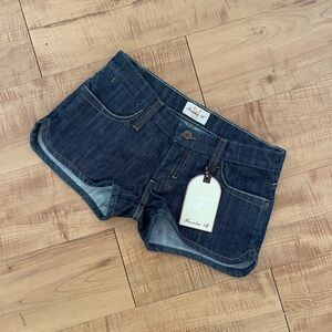 Frankie B. Dark Blue Low Rise Short 4 BNWT